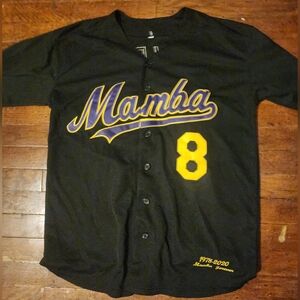 Los Angeles Lakers Kobe Bryant Mens Sz Medium Baseball Jersey
